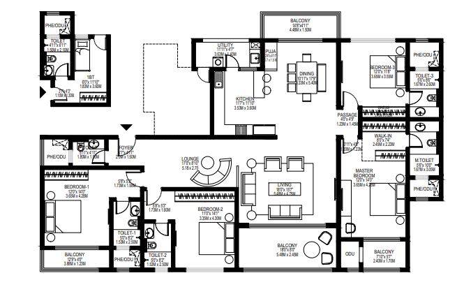 Pavani Mirabilia Floor plan